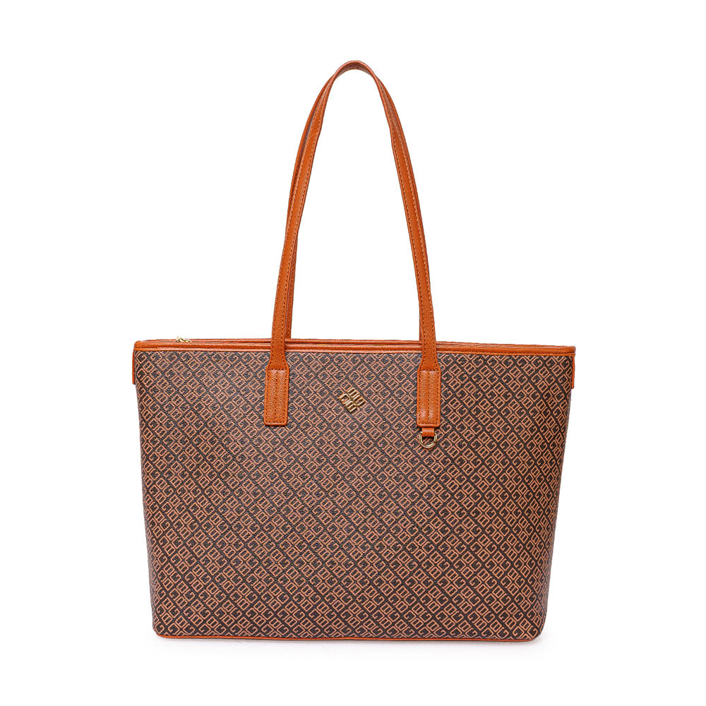 Cartera Briganti Tote BRI-CJ2602 Marrón/Natural