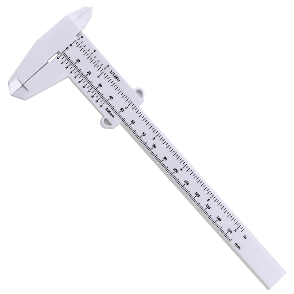 VERNIER ABS 150MM - BLANCO