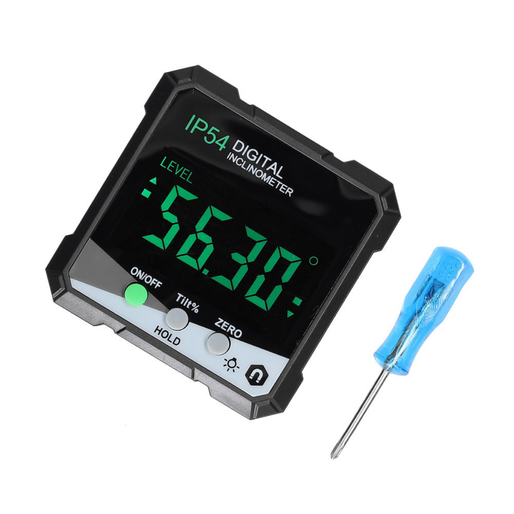 INCLINOMETRO DIGITAL MAGNÉTICO IP54 4X90
