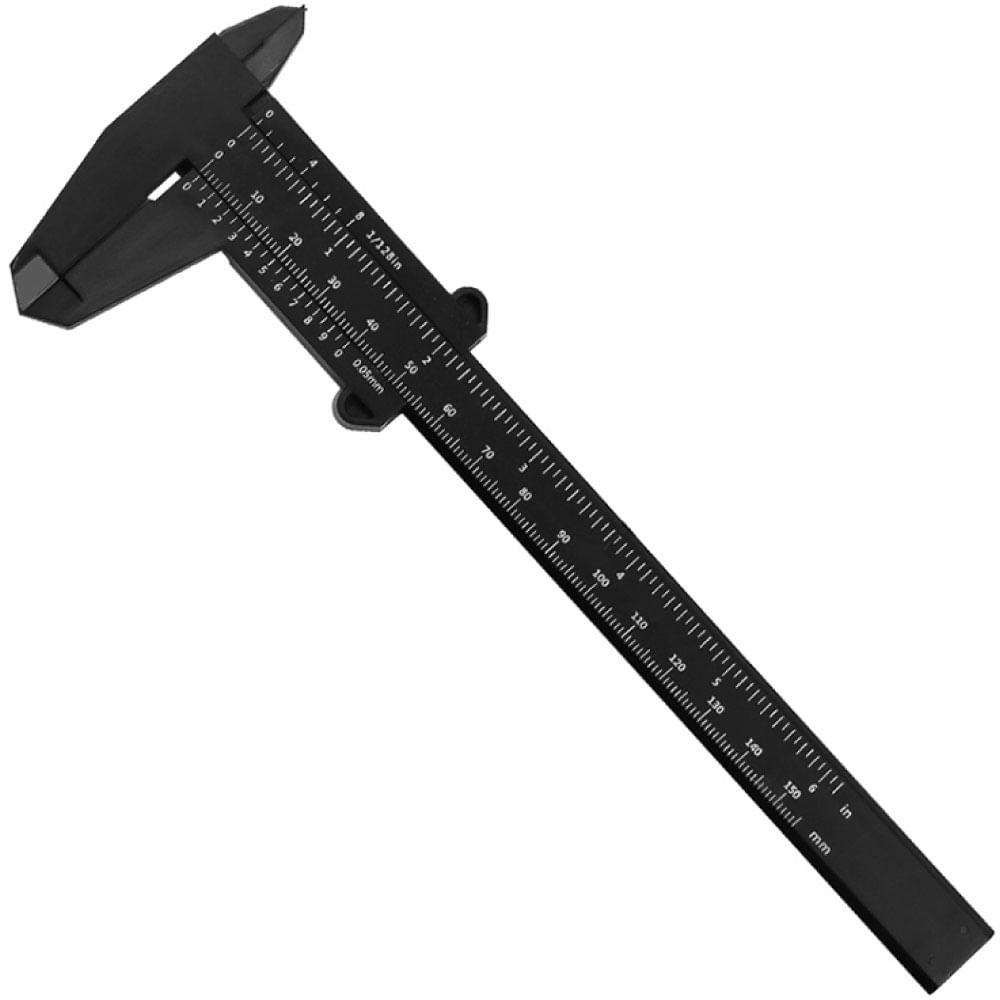 VERNIER ABS 150MM - NEGRO