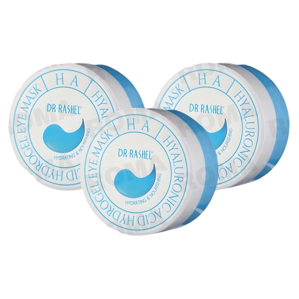 PACK 3 MASCARILLA PARA OJOS ÁCIDO HIALURÓNICO 60 PZS DR RASHEL