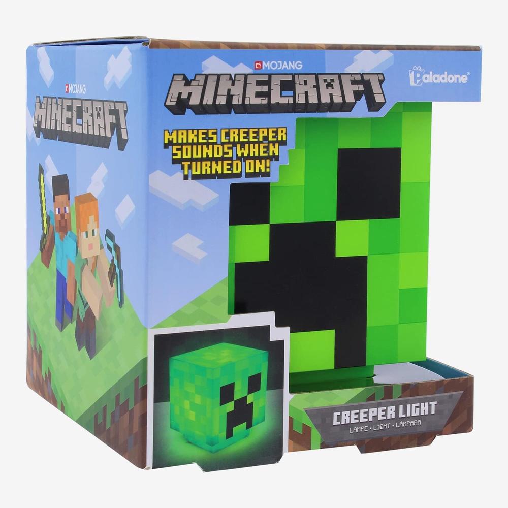 LÁMPARA ESCRITORIO CREEPER MINECRAFT PALADONE