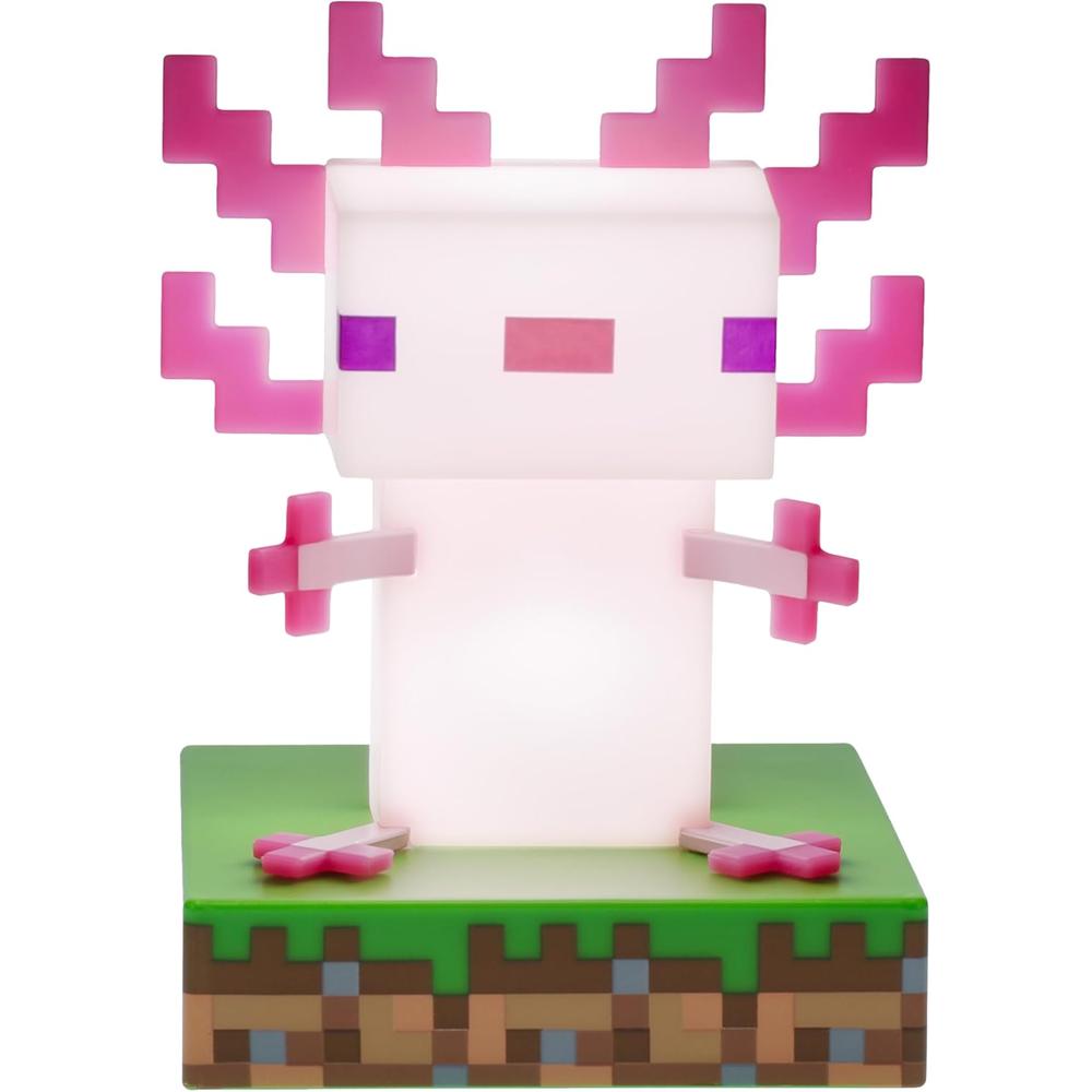 LÁMPARA ESCRITORIO AXOLOTL MINECRAFT PALADONE
