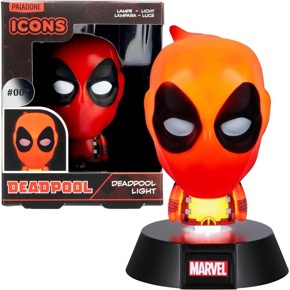 LÁMPARA ÍCONO 3D DEADPOOL MARVEL PALADONE