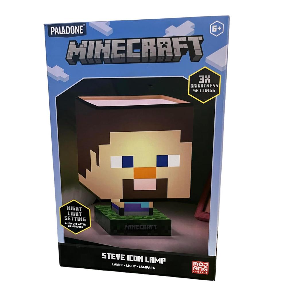 LÁMPARA ÍCONO STEVE MINECRAFT PALADONE