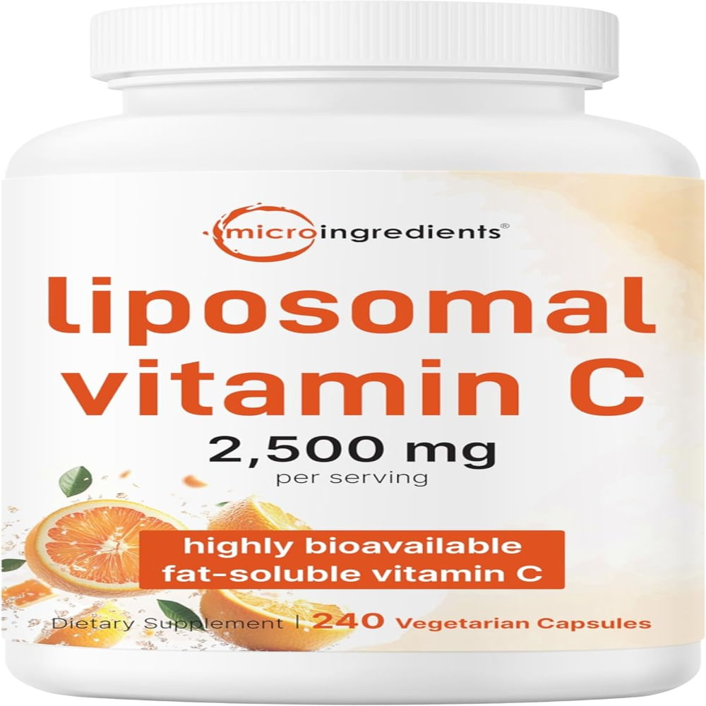 Vitamina C liposomal  Forma liposomal altamente biodisponible y soluble en grasa
