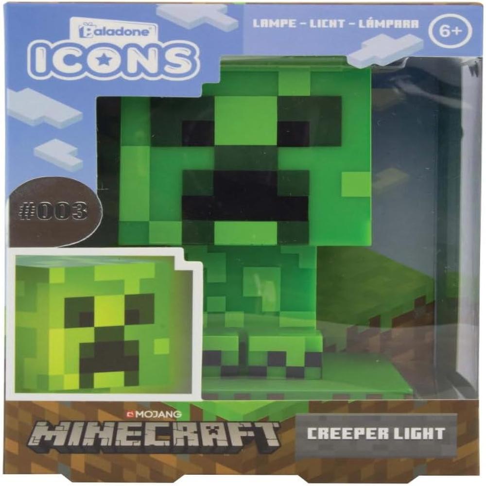 LÁMPARA DE NOCHE CREEPER MINECRAFT PALADONE