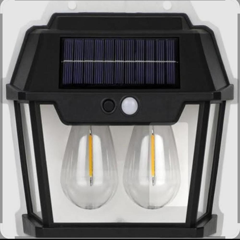 Lámpara de Pared Solar Vintage Lux Sensor de Movimiento 28W