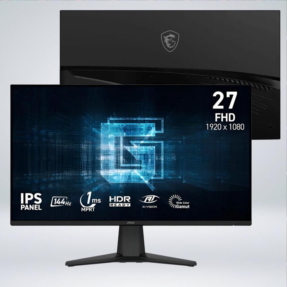 MONITOR GAMER G275L E14 FULLHD 27 pulgadas IPS 144hz 1ms HDR AI VISION AMD FreeSynC