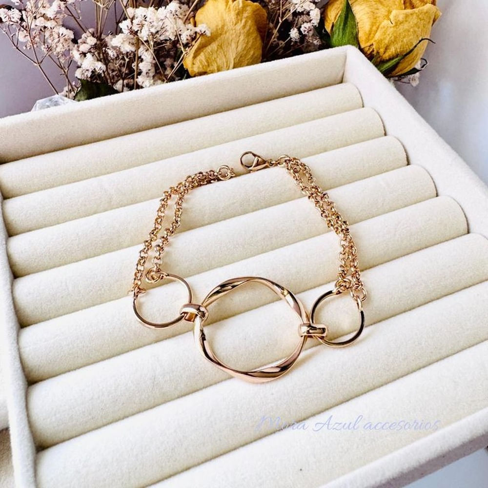 Pulsera rose - Joyas de Mora azul