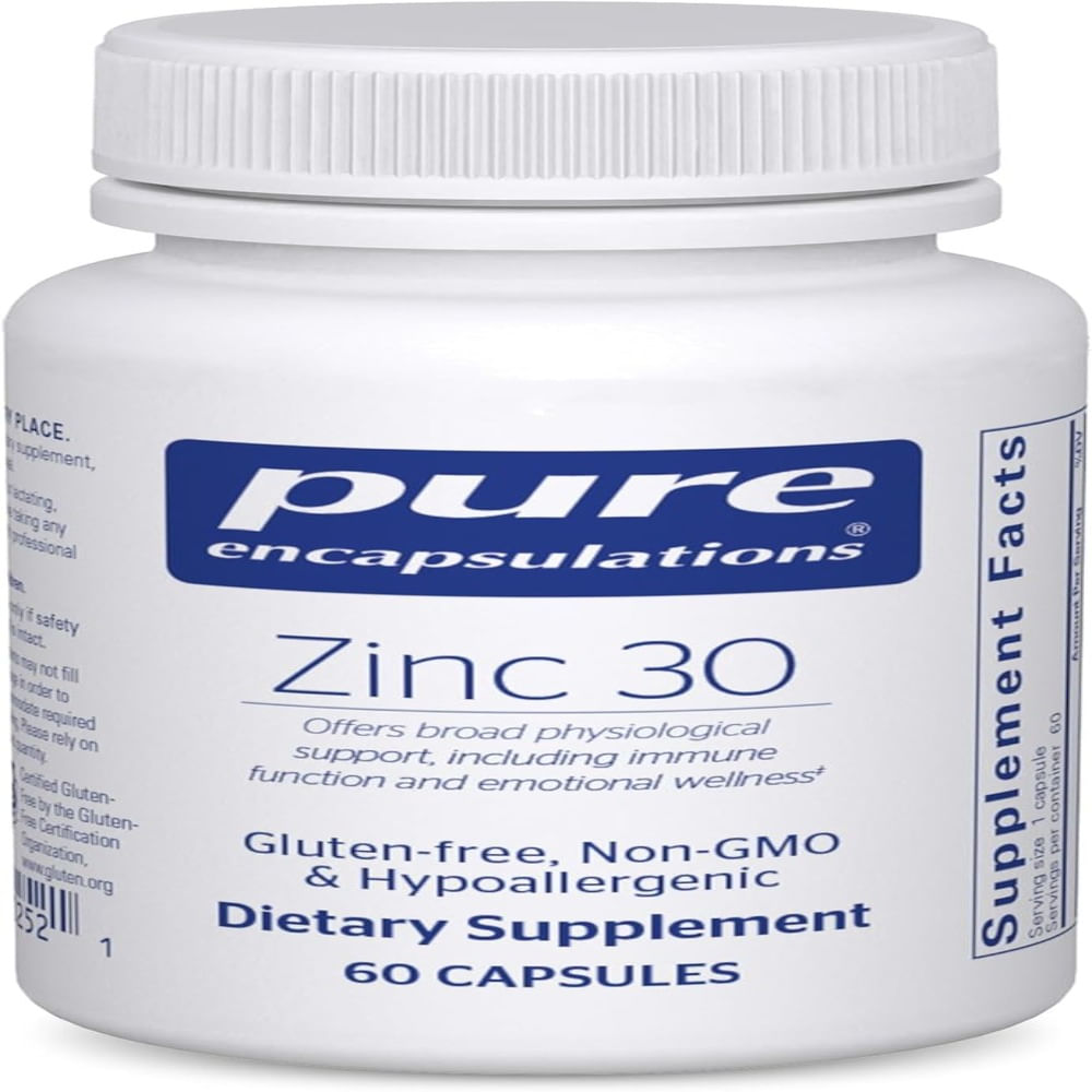 Pure Encapsulations . Suplemento de picolinato de zinc para el apoyo del sistema inmunológico