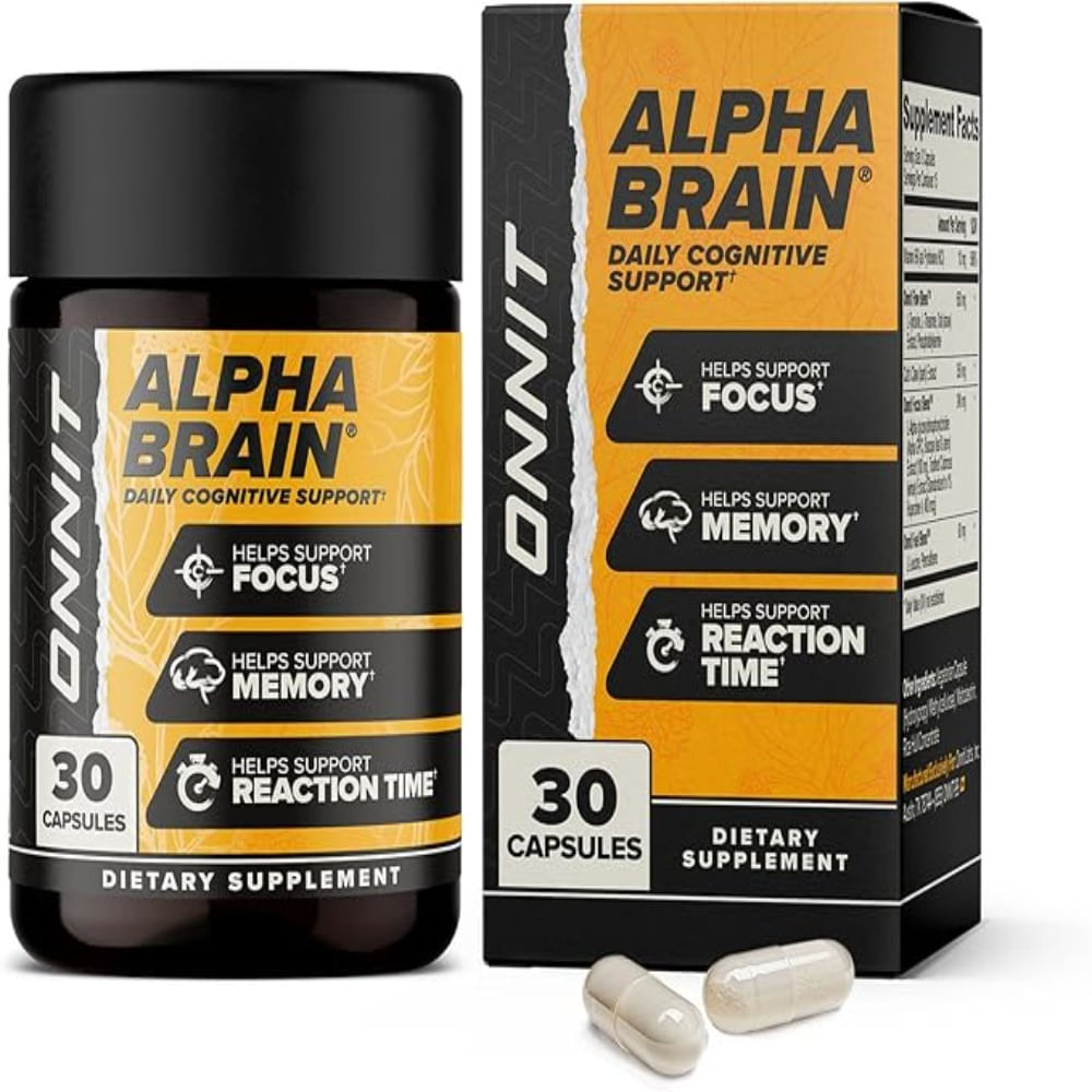 ONNIT - Suplemento para el cerebro en cápsulas Alpha Brain