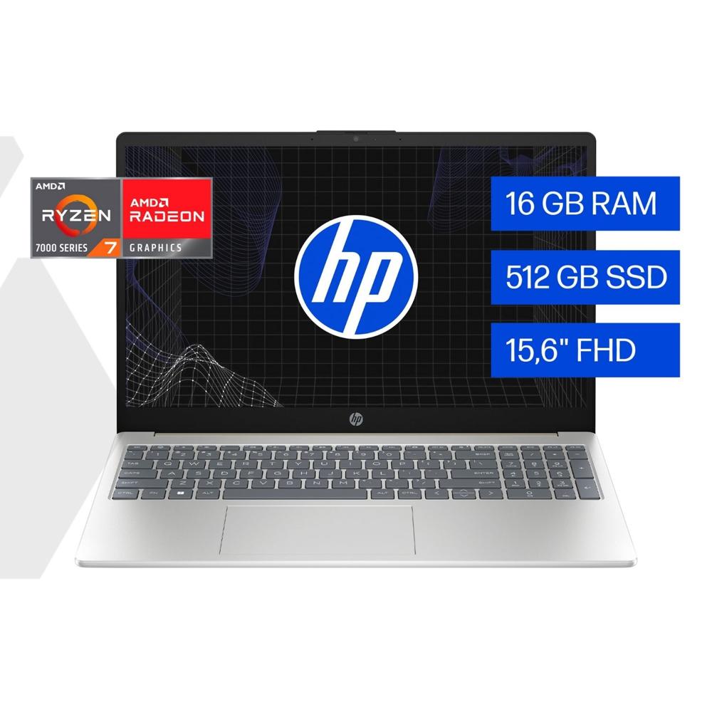 Laptop HP 15-fc0275la Ryzen 7 16GB RAM 512GB SSD 15.6 FHD