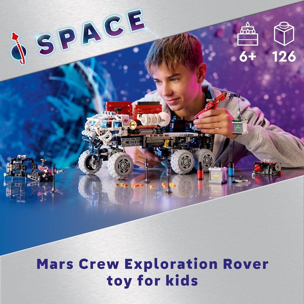 LEGO TECHNIC MARS CREW EXPLORATION ROVER, KIT DE CONSTRUCCIÓN AVANZADO ...