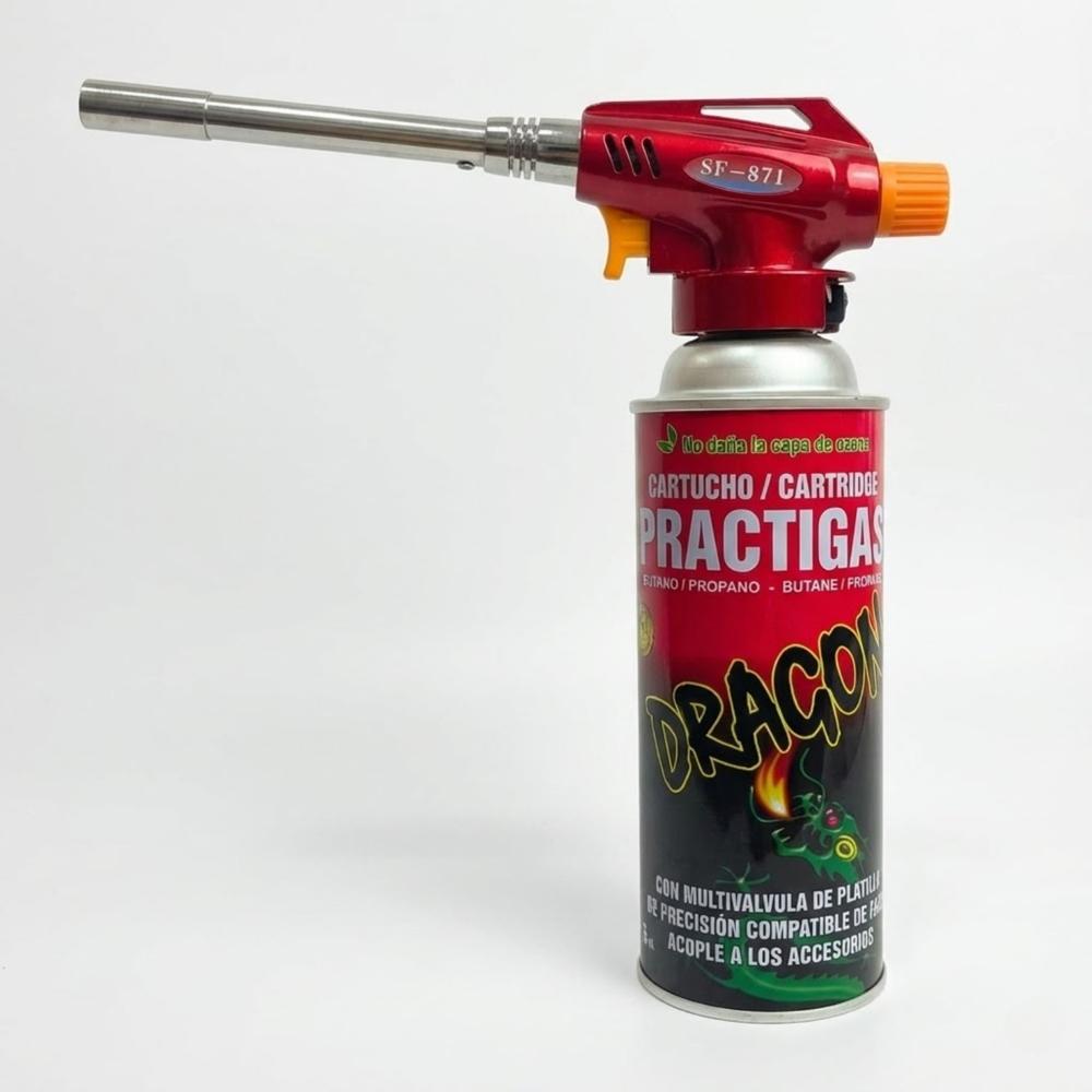 Kit de Soplete Flameador de Cocina + Cartucho de Gas