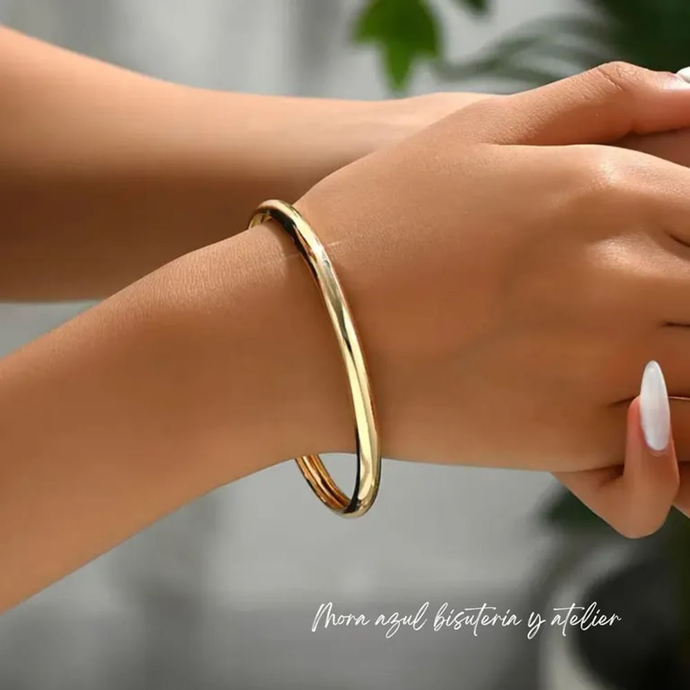 Puñera Pulsera delgada - Joyas de Mora azul