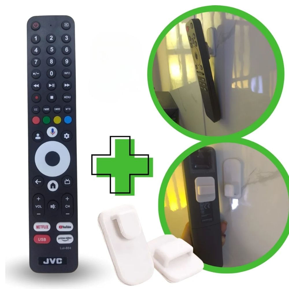 Control remoto compatible para JVC Smart TV RM-C3485 Soporte