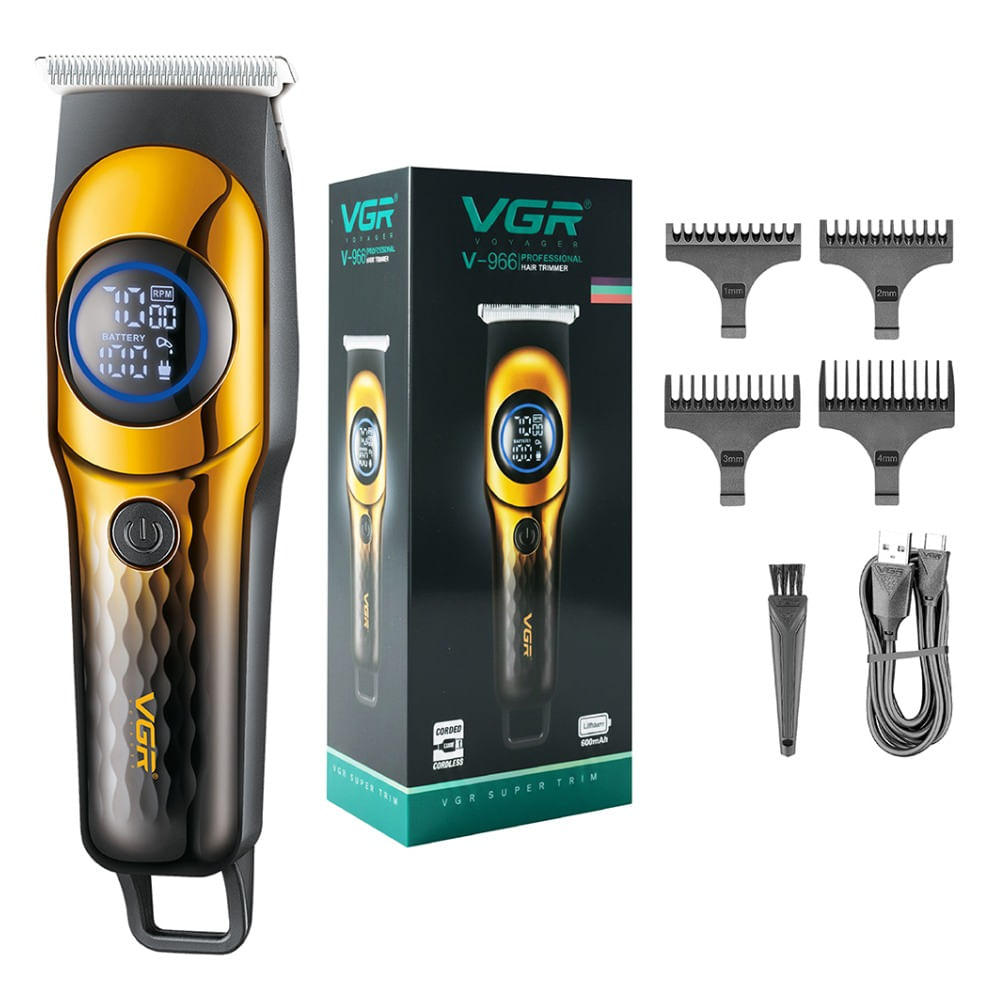 Afeitadora Eléctrica Hombres Carga Rápida Usb Vgr V-966