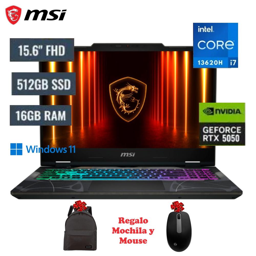 Laptop MSI Cyborg 15 B13WEKG 15.6 Core i7-13Gner 16GB RAM 512GB SSD 8GB RTX5050 Win 11 Home