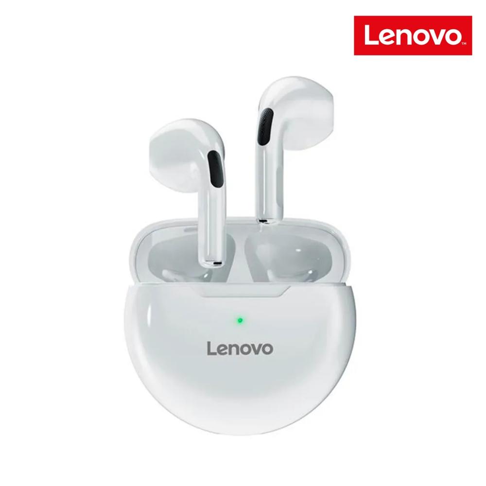 Audífonos Inalámbricos Bluetooth Lenovo HT38 16 Horas Blanco