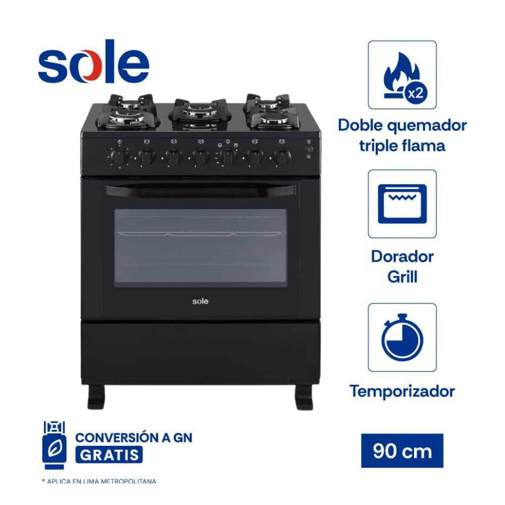 Cocina de pie Sole Glissa 76cm