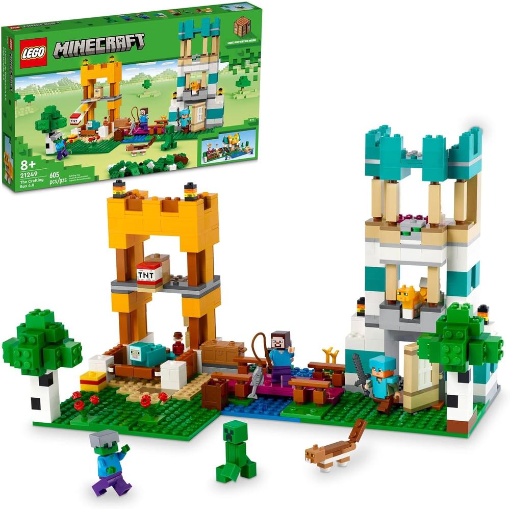 LEGO MINECRAFT CAJA DE CREACIÓN SET DE CONSTRUCCIÓN CON LADRILLOS Y FIGURAS