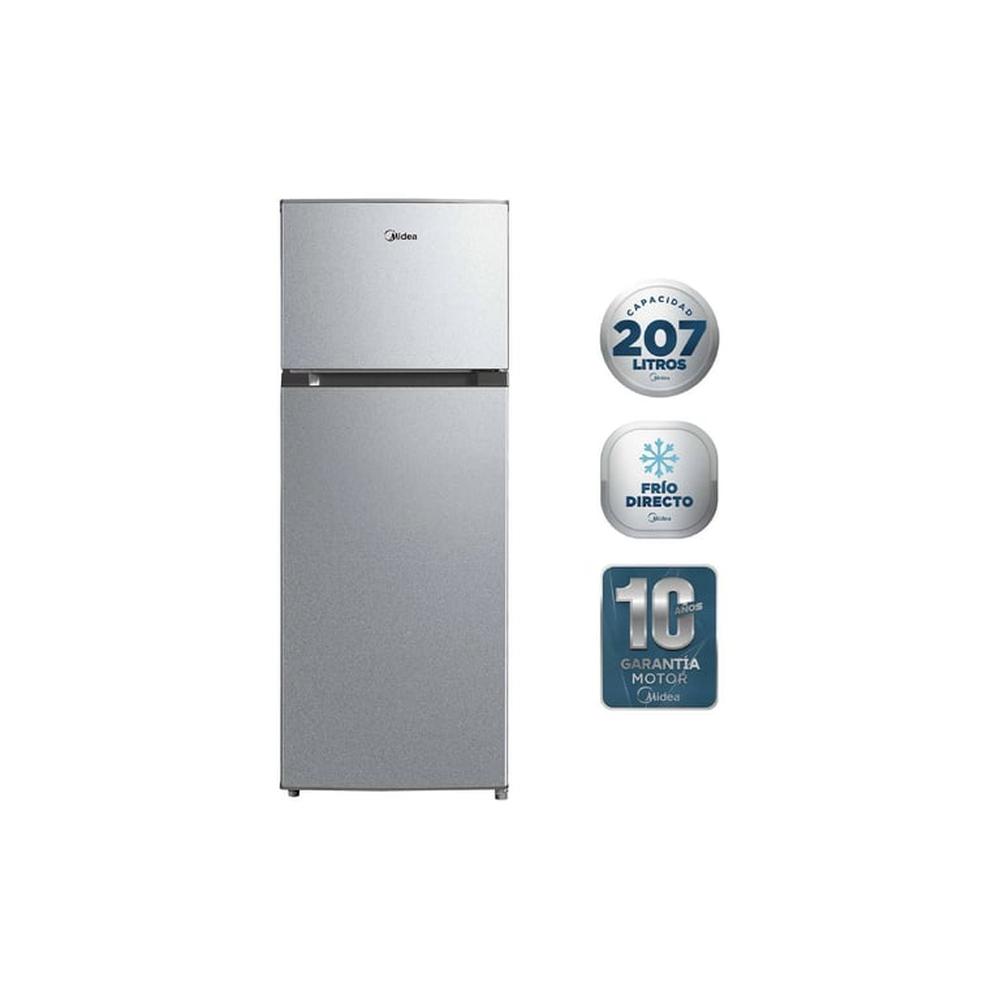 Refrigerador MIDEA MDRT294FGR50PE TMF Frío Directo 210 lts. Refrigerador MIDEA MDRT294FGR50PE TMF Frío Directo 210 lts.