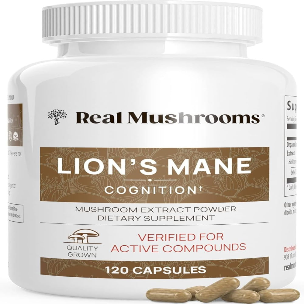 Real Mushrooms Lion s Mane Cognition 120 Capsules