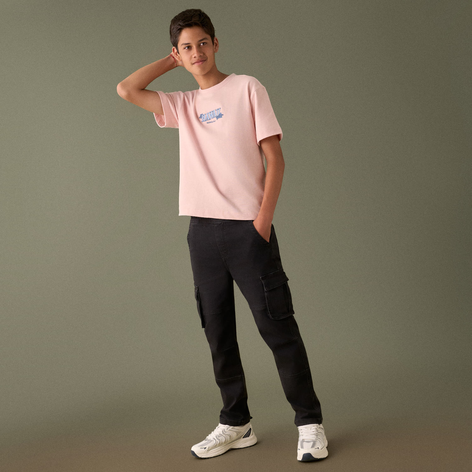 Polo Para Teen Niño Aereal Boxy