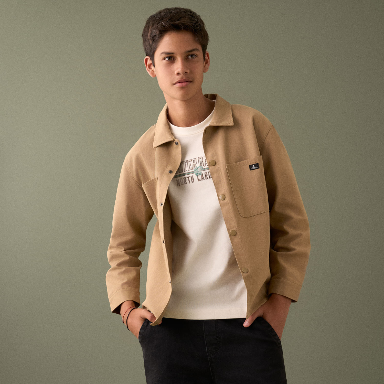 Casaca Para Teen Niño Aereal Chill Drill