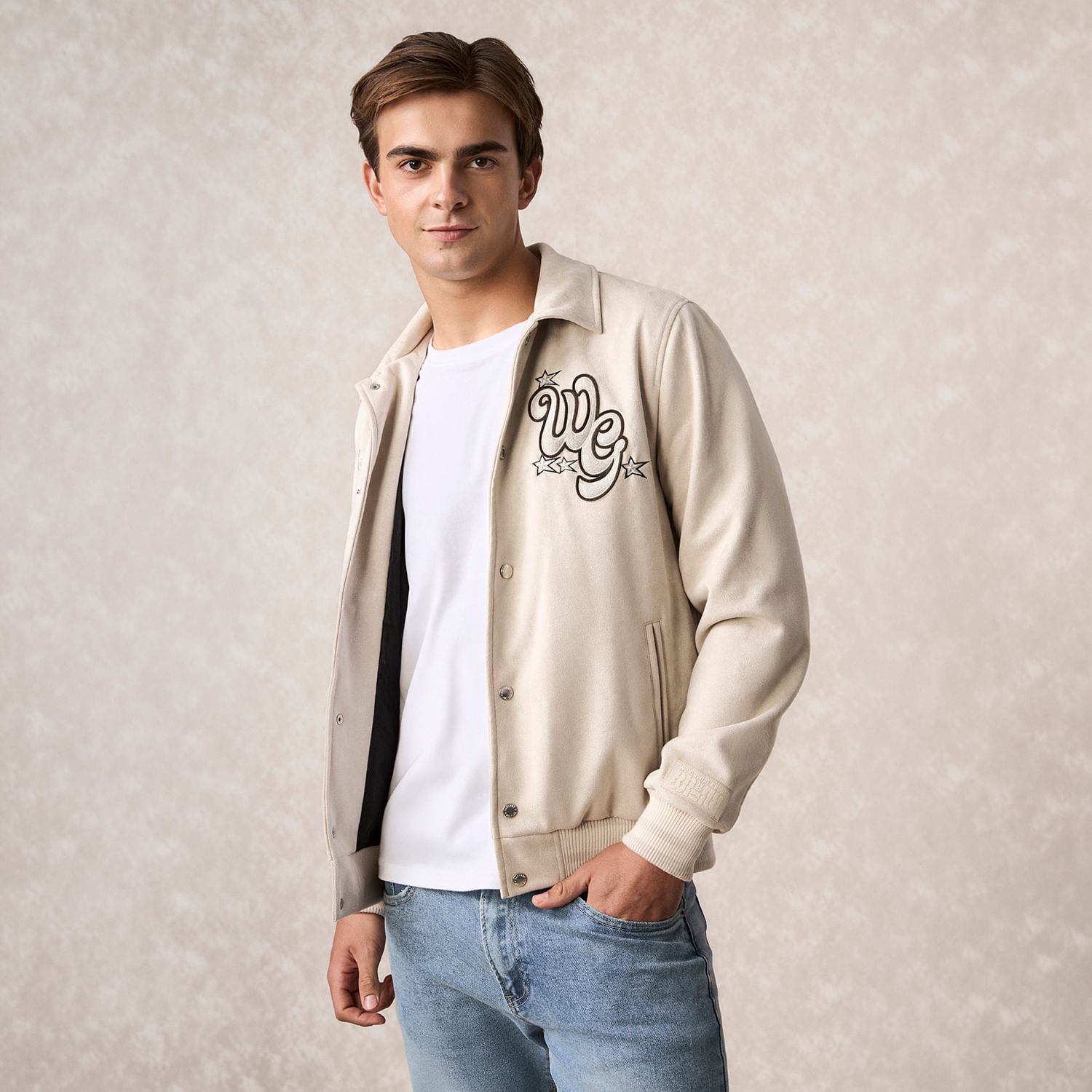 Casaca Hombre Amc Suede College