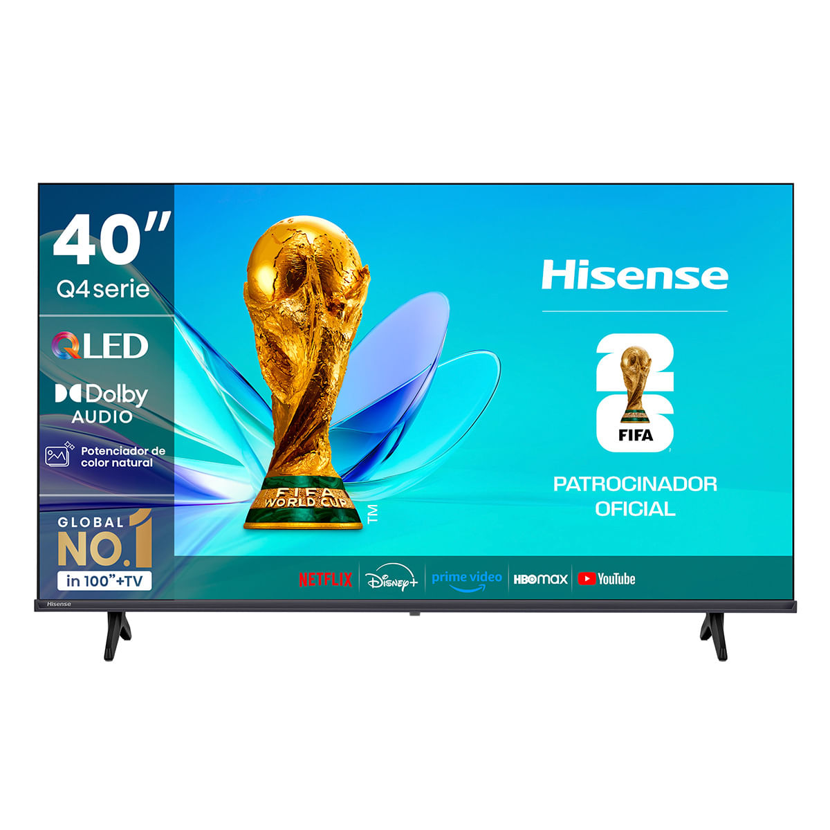 TELEVISOR SMART TV HISENSE 40Q4SV QLED FHD
