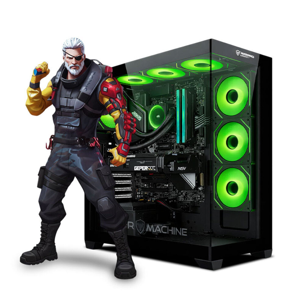 CPU GAMER PLUS RYZEN 7 7700X 16GB 500GB RTX5050 8GB GREEN MI PC LISTA - MIPCLISTA COMPUTADORA