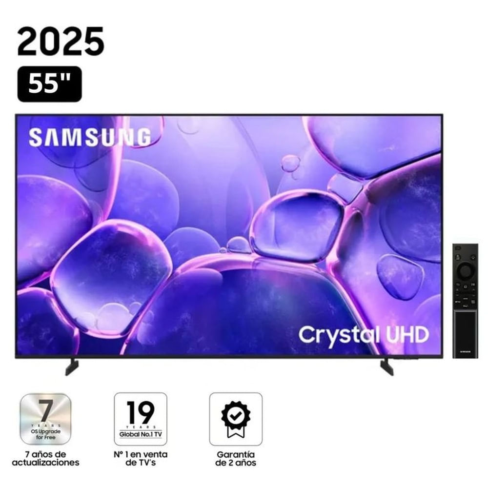 Televisor Samsung 55"" UN55U8000FGXPE Smart TV Crystal UHD 4K 2025