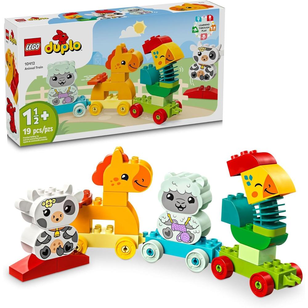 LEGO DUPLO MI PRIMER TREN DE ANIMALES CON CABALLO Y 4 FIGURA