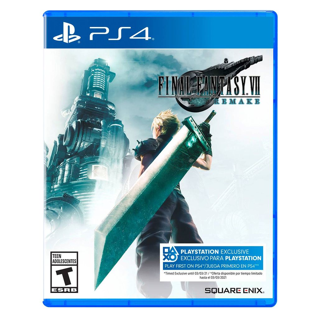 Juego Ps4 Final Fantasy VII Remake