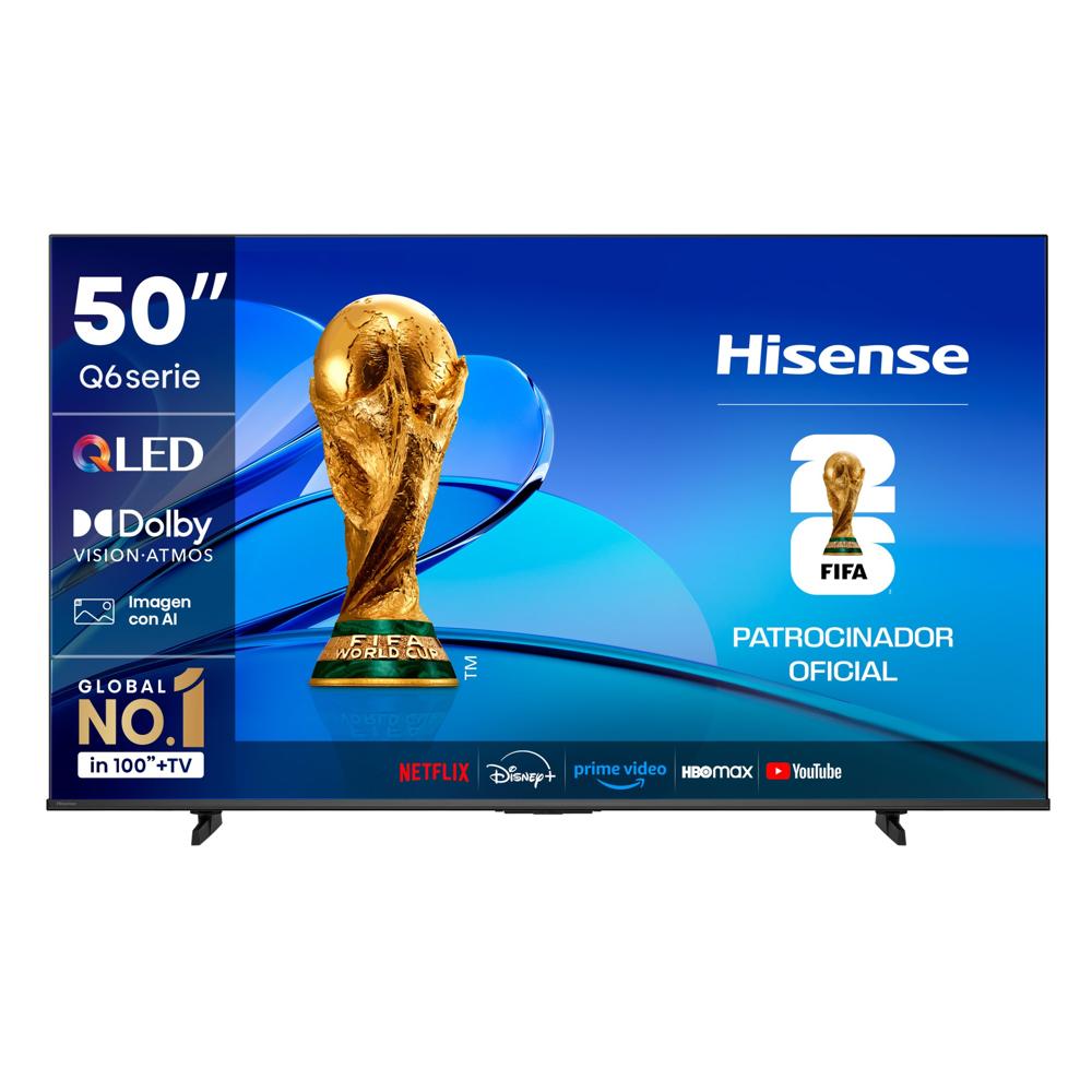 Televisor Smart UHD 4K 50  Hisense QLED 50Q6QV