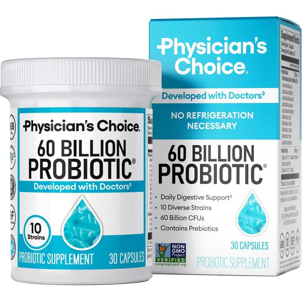Probióticos 60 mil millones UFC, 10 cepas y prebióticos orgánicos Probióticos 60 mil millones UFC, 10 cepas y prebióticos orgánicos