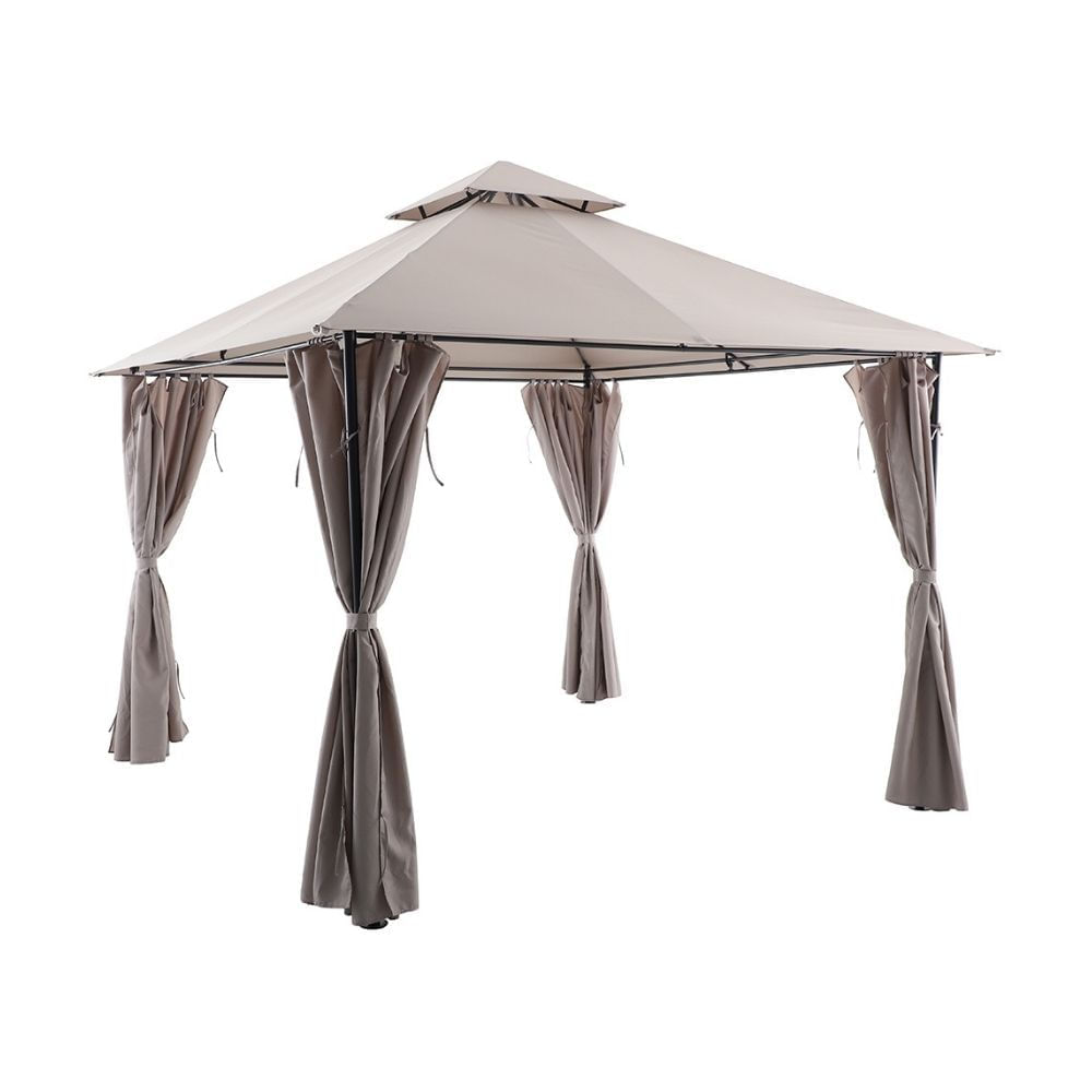 Pérgola de Metal Taupe 300x300cm Pérgola de Metal Taupe 300x300cm