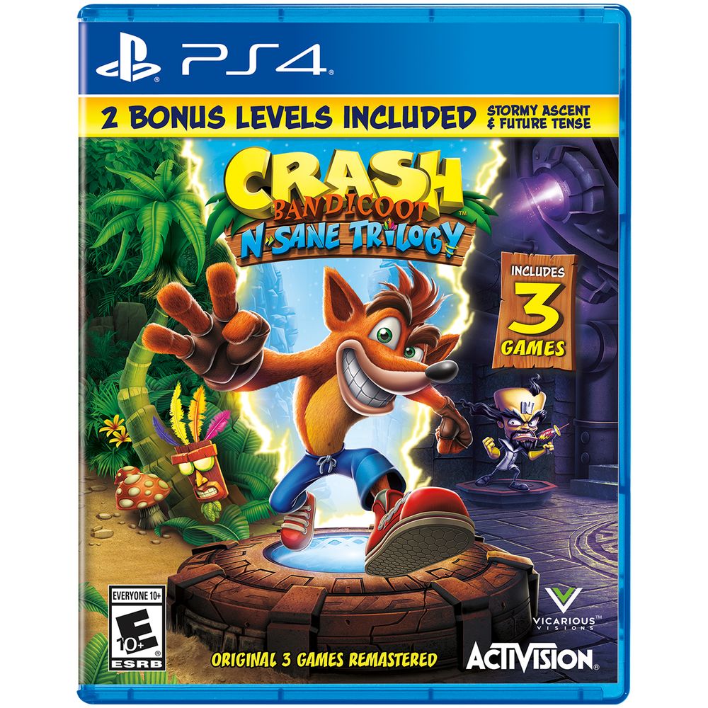 Juego Ps4 Crash Bandicoot N·Sane Trilogy 2 Bonus Levels