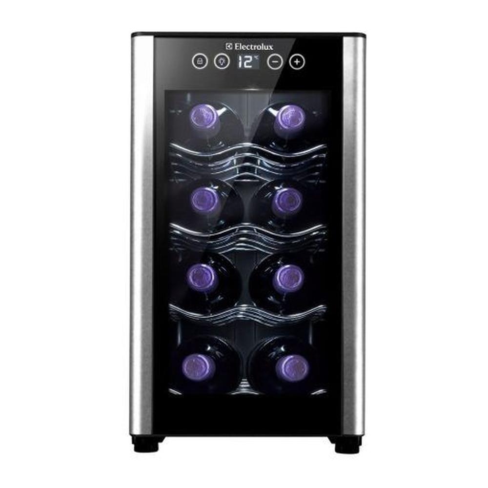 Cava de Vinos Electrolux ERW082XAMB 8 Botellas Negra – Vinera Termoeléctrica