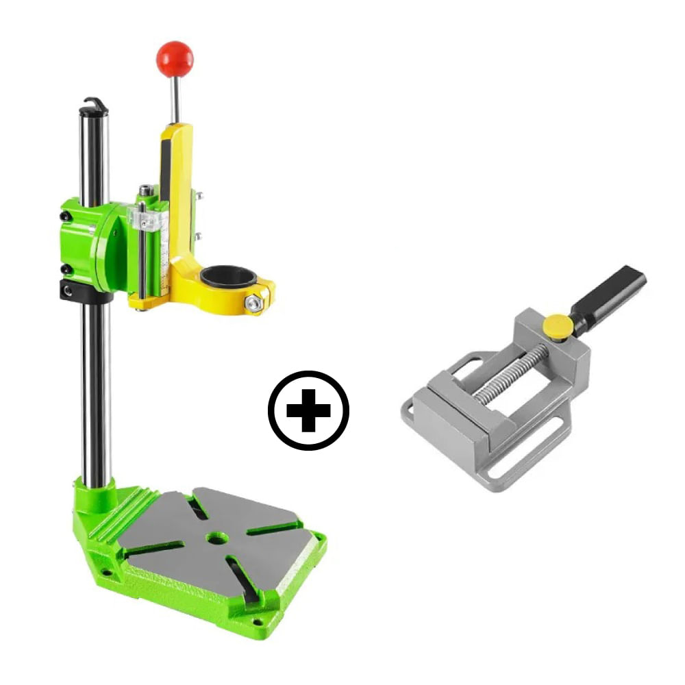 SET 2 PIEZAS SOPORTE VERTICAL TALADRO PRENSA PRO