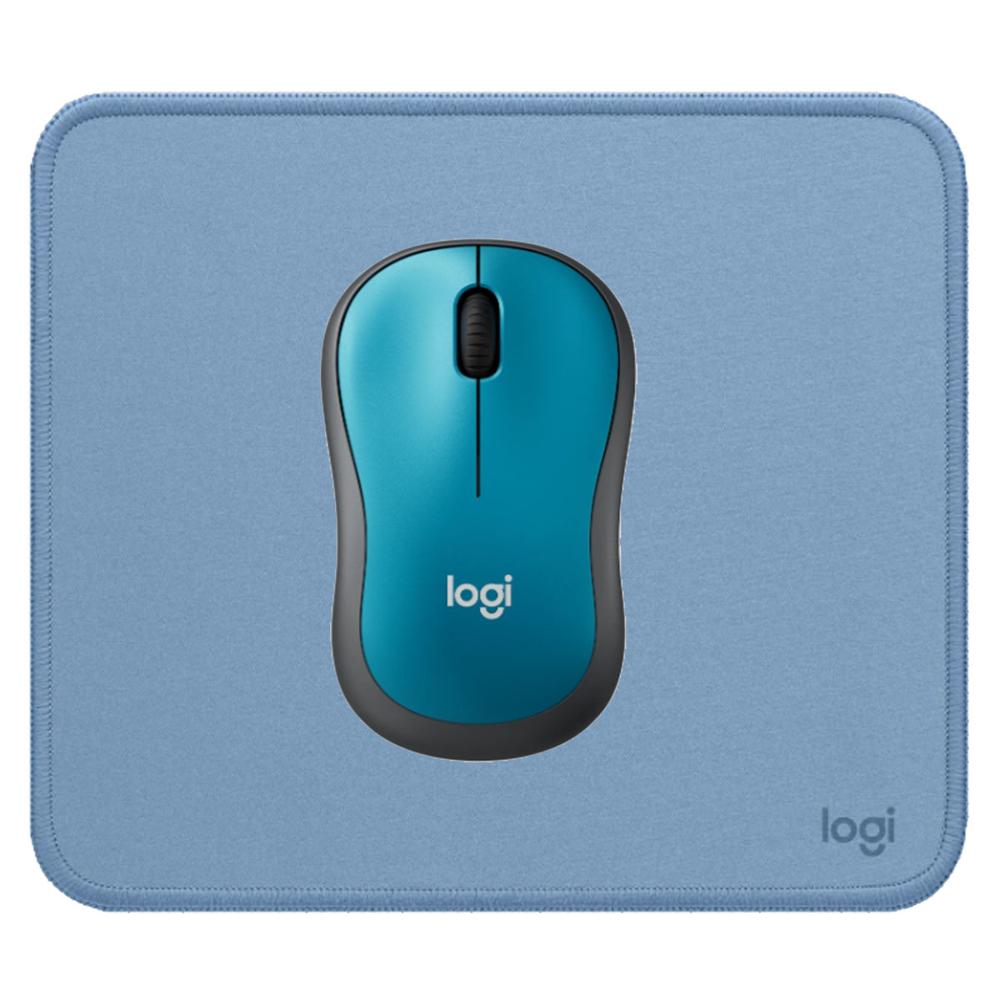 KIT LOGITECH MOUSE M185 AZUL Y PAD MOUSE AZUL | Oechsle - Oechsle