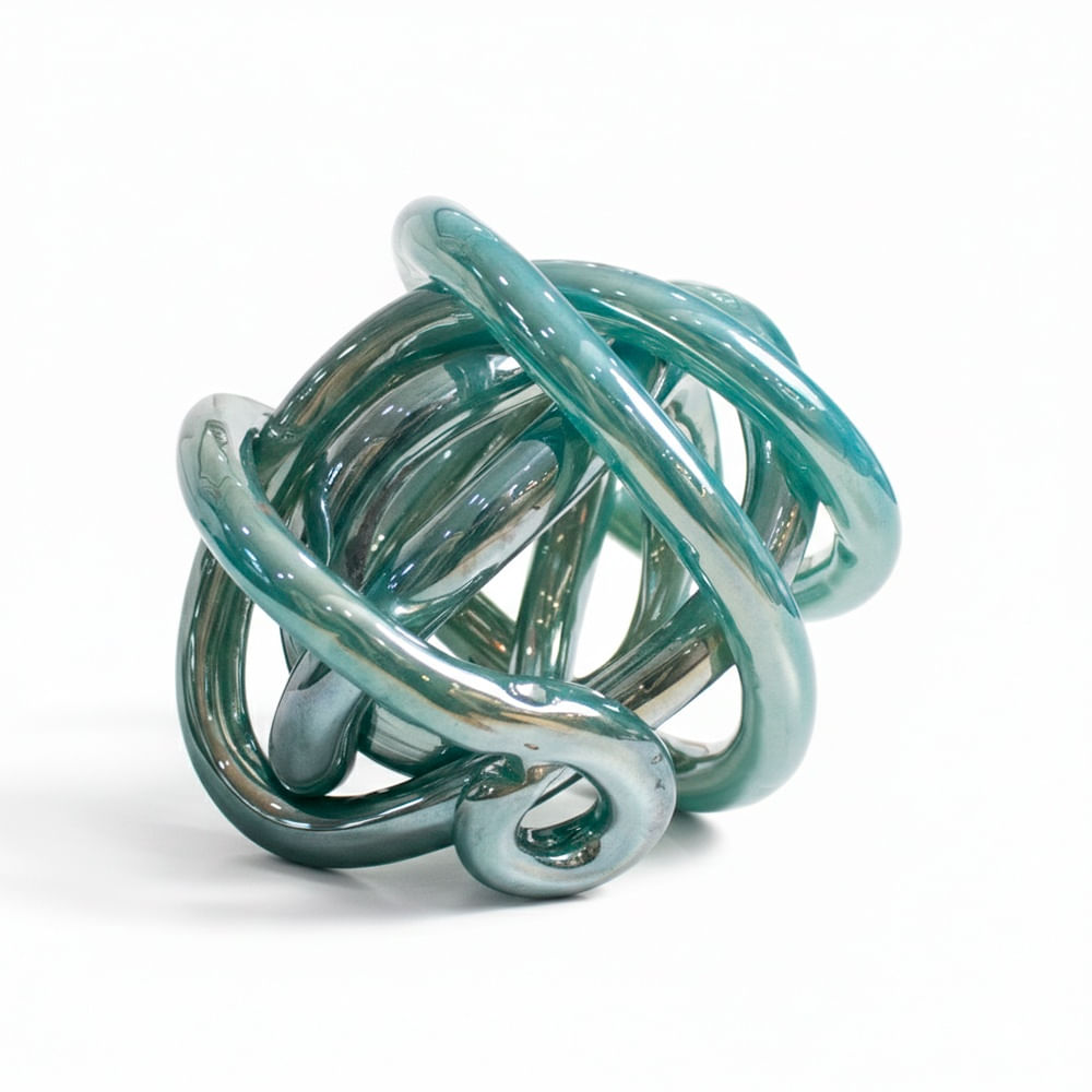 NUDO VERDE VIDRIO MURANO