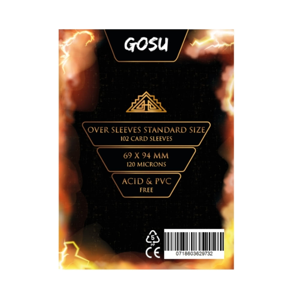 OVERSLEEVES GOSU PREMIUM STANDARD SIZE (102 PCS - 100 MICRAS) OVER SLEEVES PREMIUM STANDARD SIZE 102 PCS - 100 MICRAS OVERSLEEVES GOSU PREMIUM STANDARD SIZE (102 PCS - 100 MICRAS) OVER SLEEVES PREMIUM STANDARD SIZE 102 PCS - 100 MICRAS