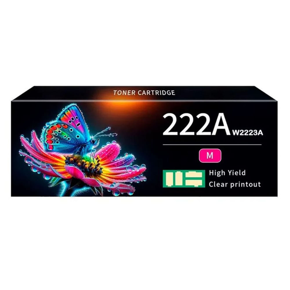 Toner Compatible HP 222A Magenta W2223A MFP 330333033388