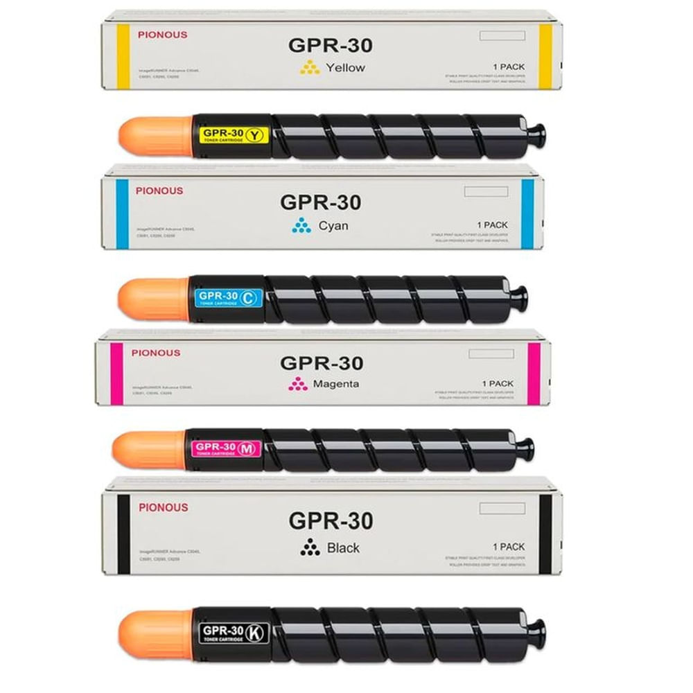 Kit de Toner GPR-30 Compatible BK Cyan Yellow Magenta