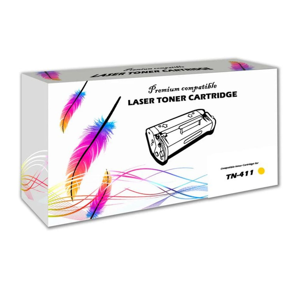 Toner Brother TN-411 Yellow 18K Pág HL L8260CDW Compatible