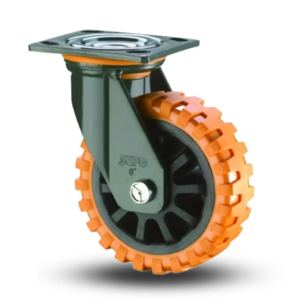 GARRUCHA NARANJA 150MM CARGA 350KG Naranja