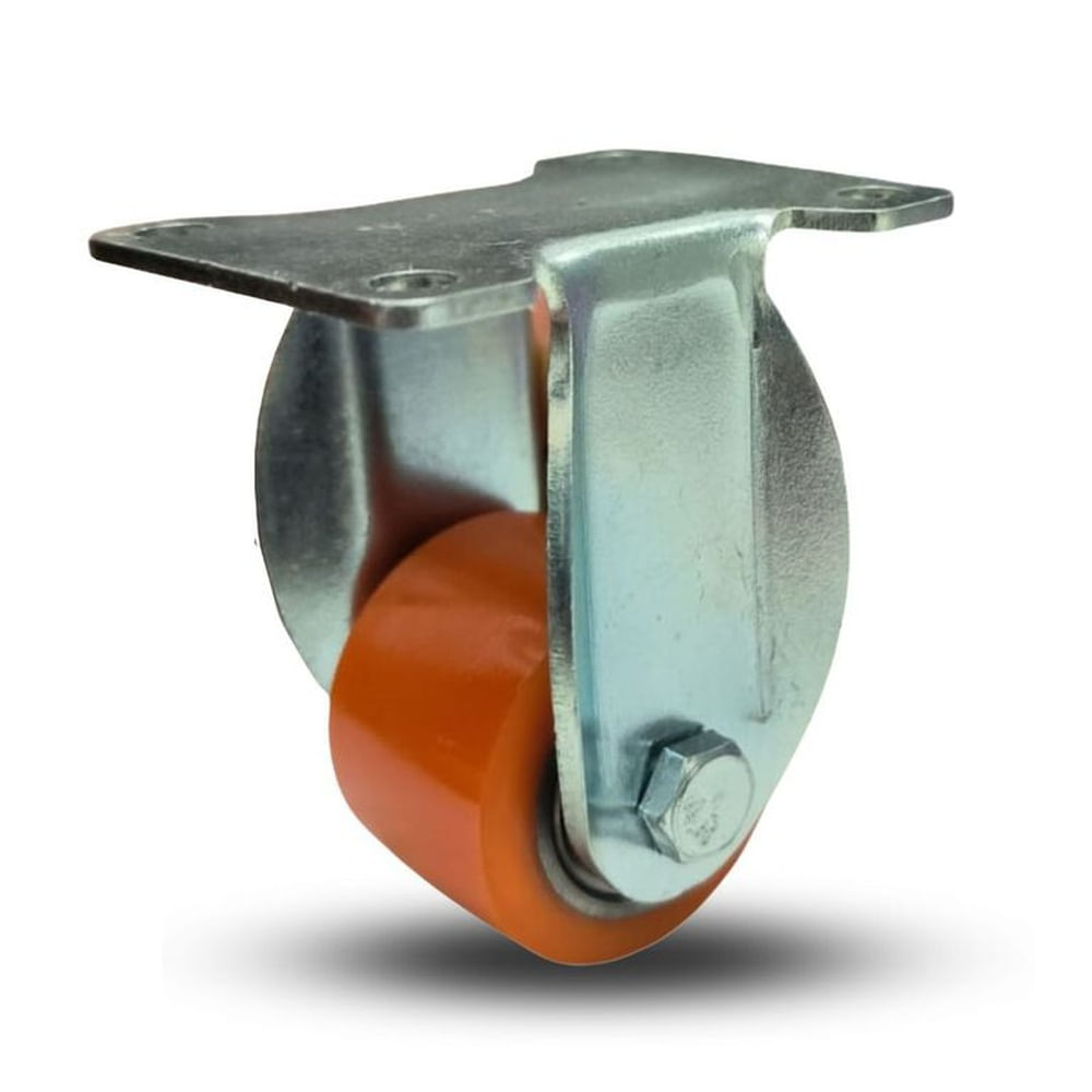 GARRUCHA FIJA NARANJA 38MM CARGA 90KG Naranja